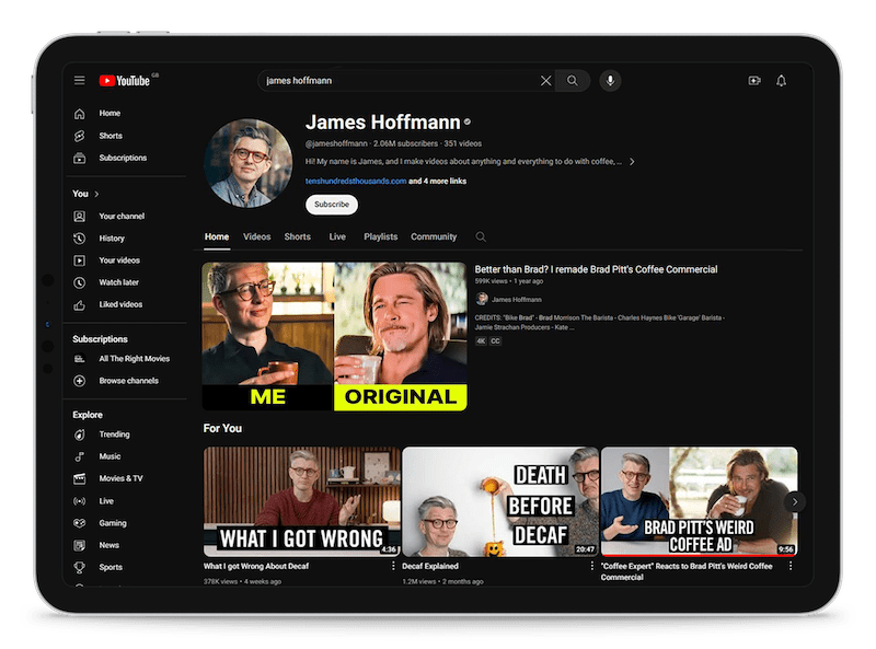 iPad Branded Content